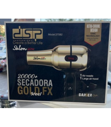 سشوار حرفه ای dsp مدل Ref-37082-گلد 2000 وات